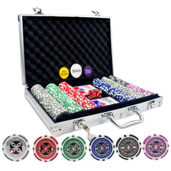 AIBETOMG poker chips with numbers for easy denomination recognition during play