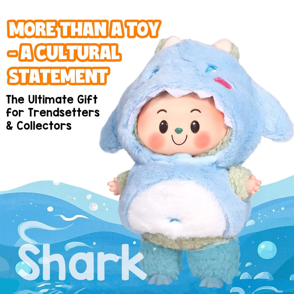 AICase 17cm doll outfit with rabbit motif for daily play and style