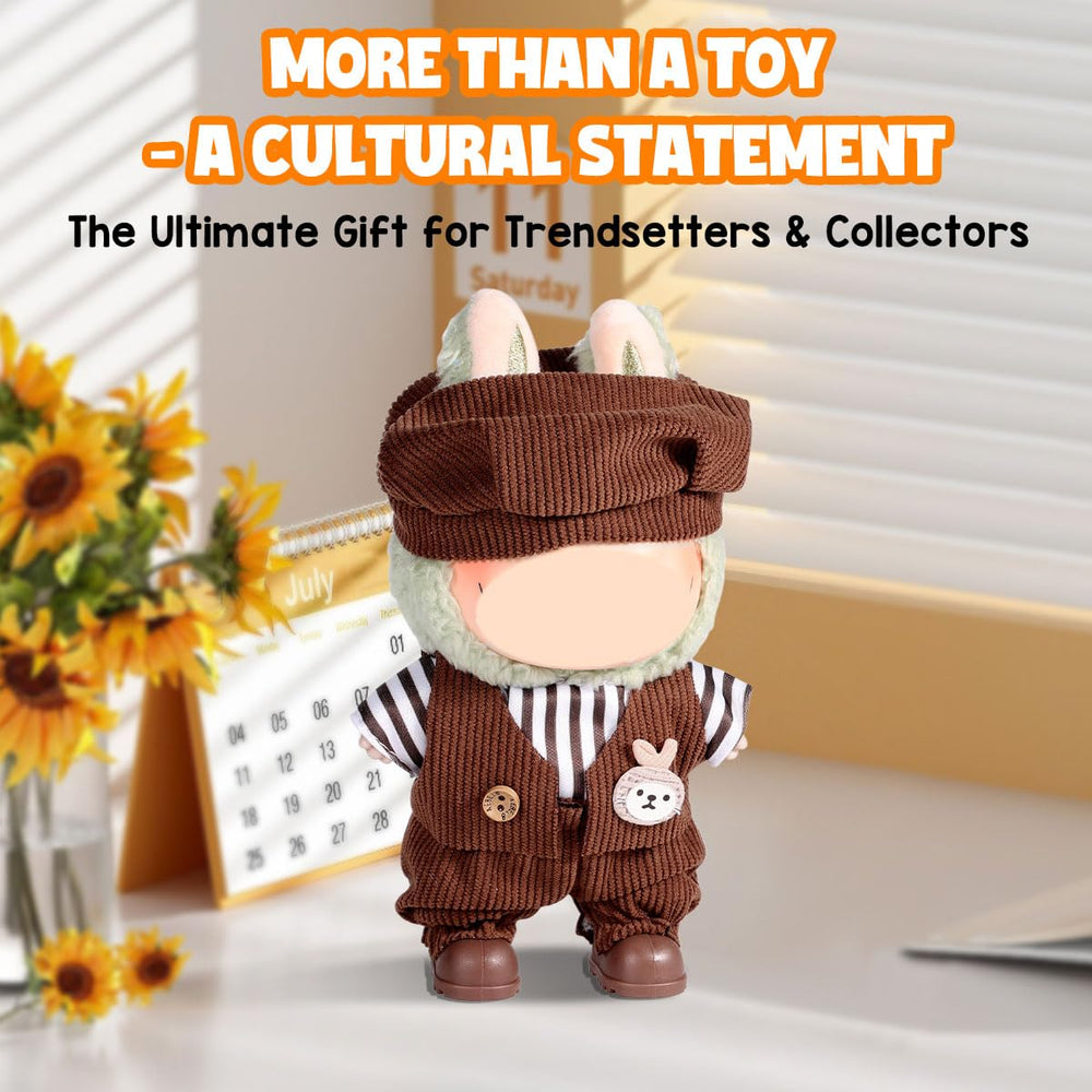 AICase crochet outfit for 17cm dolls combines soft yarn and thoughtful design.