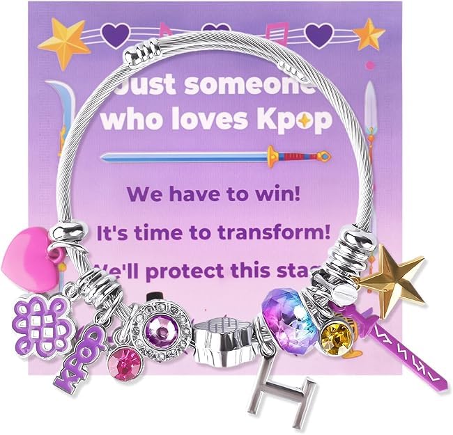 AICase kpop-demon-hunter bracelet with runes, ideal for cosplay and fan events