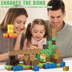 Aidyvoi compatible with other magnetic blocks expands creative options for kids.