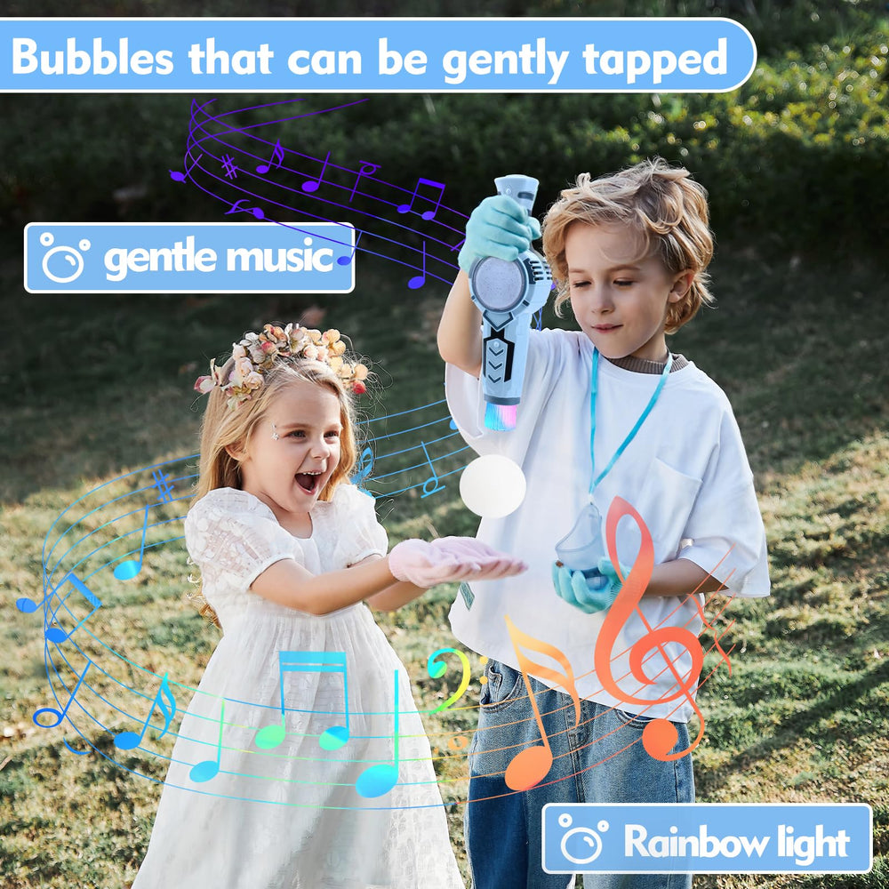 AIERSA gloves for the bubble wand enable playful popping.
