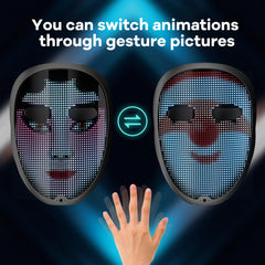 AIGLUN LED mask with adjustable straps for comfortable all-night wear.