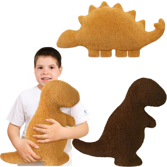 Aiideals Dino Nugget Pillow chocolate plush for cozy kids' rooms and playful gifting.