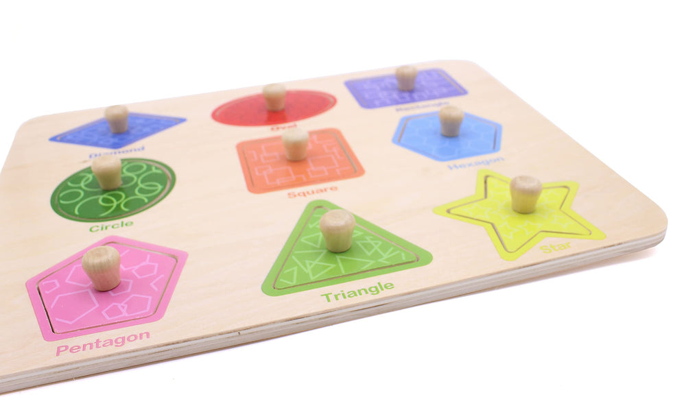 Aile packaged wooden educational toy showcases durability and long-term use.