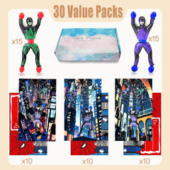 AimatRun classroom gift exchange scene with cards and climbers for social interaction.