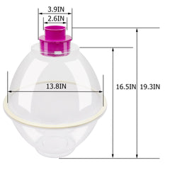 AimeeJL balloon stuffer two-mouth enables versatile balloon sizes for projects.