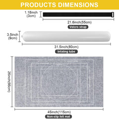 Ainiv jigsaw mat gray felt material for puzzle handling