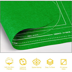 Ainiv roll-up puzzle mat ready for easy storage and travel.
