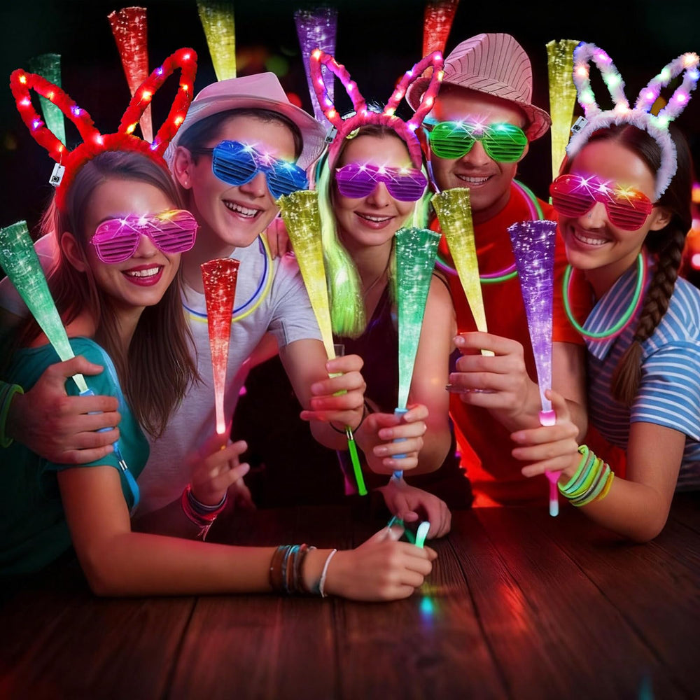 AioAuiy neon party supplies designed for flexible setups