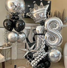 AIOZX 12-inch balloons ready for easy inflation with air or helium.