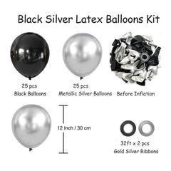 AIOZX chrome silver balloons provide a shiny centerpiece option for celebrations.