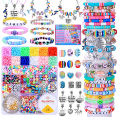 AIPRIDY 3600-pcs kit with unicorn and mermaid beads for creative playtime