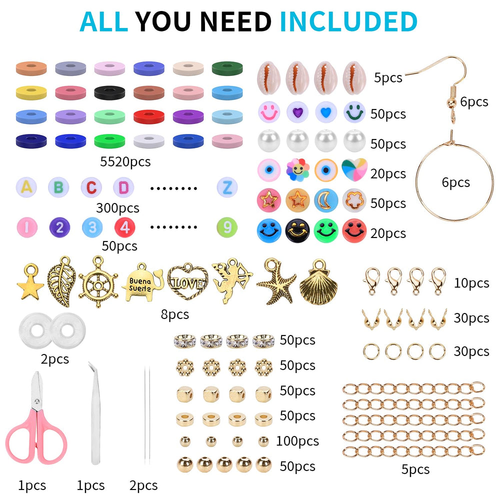 AIPRIDY kit colorful beads showcasing vibrant colors for mix and match designs