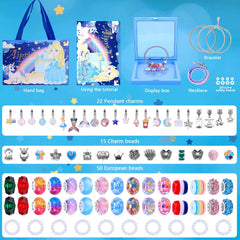AIPRIDY DIY jewelry parts spread with colorful beads sparks creativity.