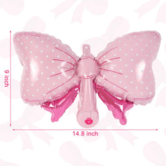 AIQINHU pink number 4 balloon decor for 4th birthday celebrations.