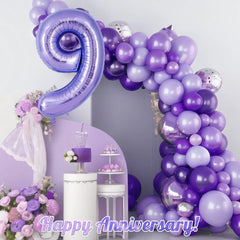 AIQINHU premium foil material used for durable anniversary decor balloon.