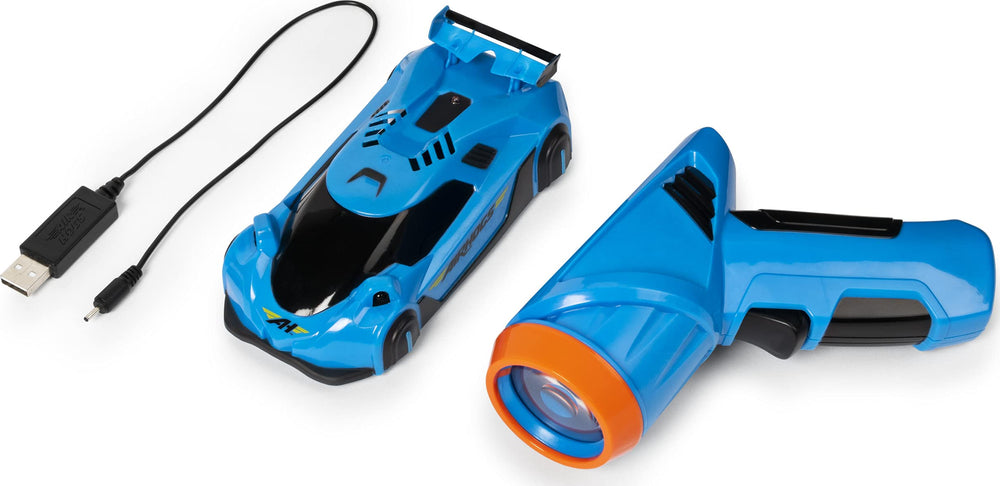 USB rechargeable battery powers rapid recharges for continuous racing action.