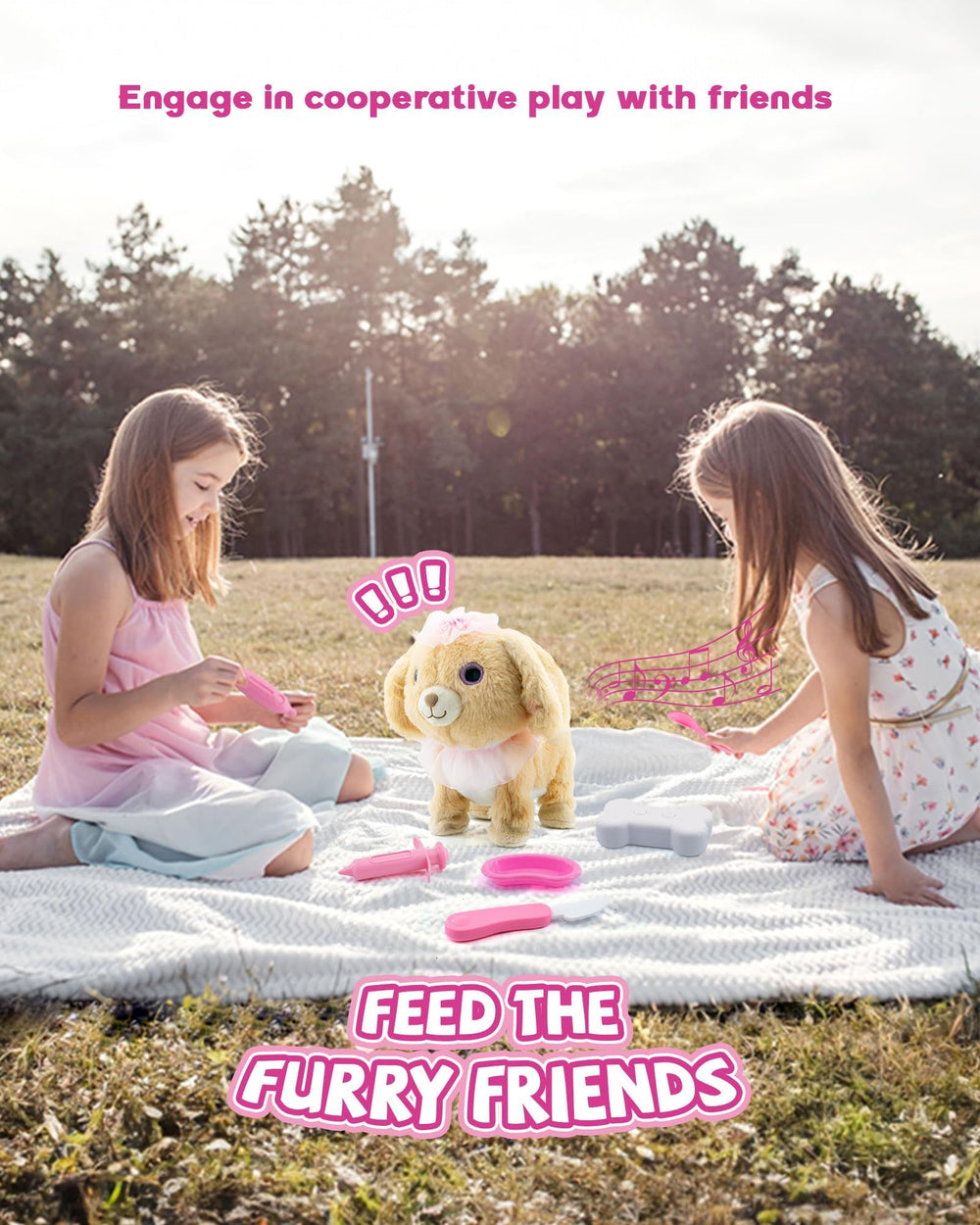 Airbition plush dog gift idea for toddlers, ideal for holidays.