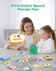 Airbition Talking Flash Cards showing fruits and vegetables for early vocabulary