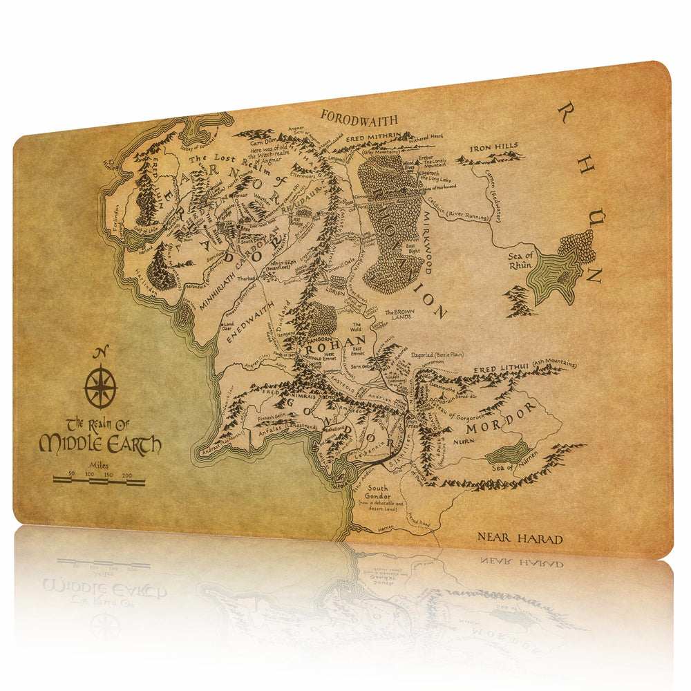 AIRCBC MTG Playmat with non-slip backing keeps cards in place during intense games.