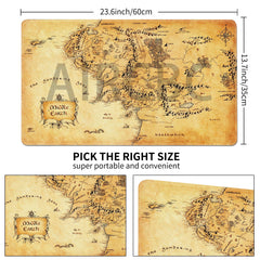 AIRCBC MTG playmat shows vibrant printed background detail enhances table aesthetics.