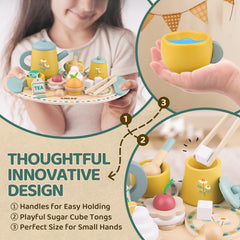 Sugar cubes and tongs from Airlab tea set ready for tea party play