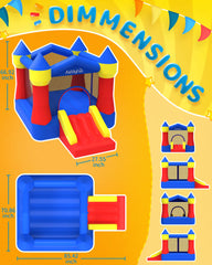 AirMyFun Bounce House Ideal for garden play and outdoor fun