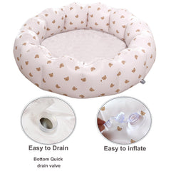 AirSwim bear head pool portable and easy to store after use