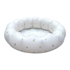 AirSwim inflatable baby pool setup in backyard for splash time.