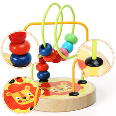AISHUN Roller Coaster Wooden Toy features smooth edges and durable construction.