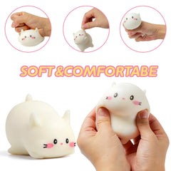 AiSiXin kawaii cat squishy toy with soft touch for better focus.