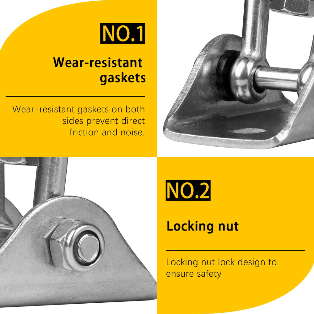 Aisto hangers mounted on wood and concrete for versatile installations.