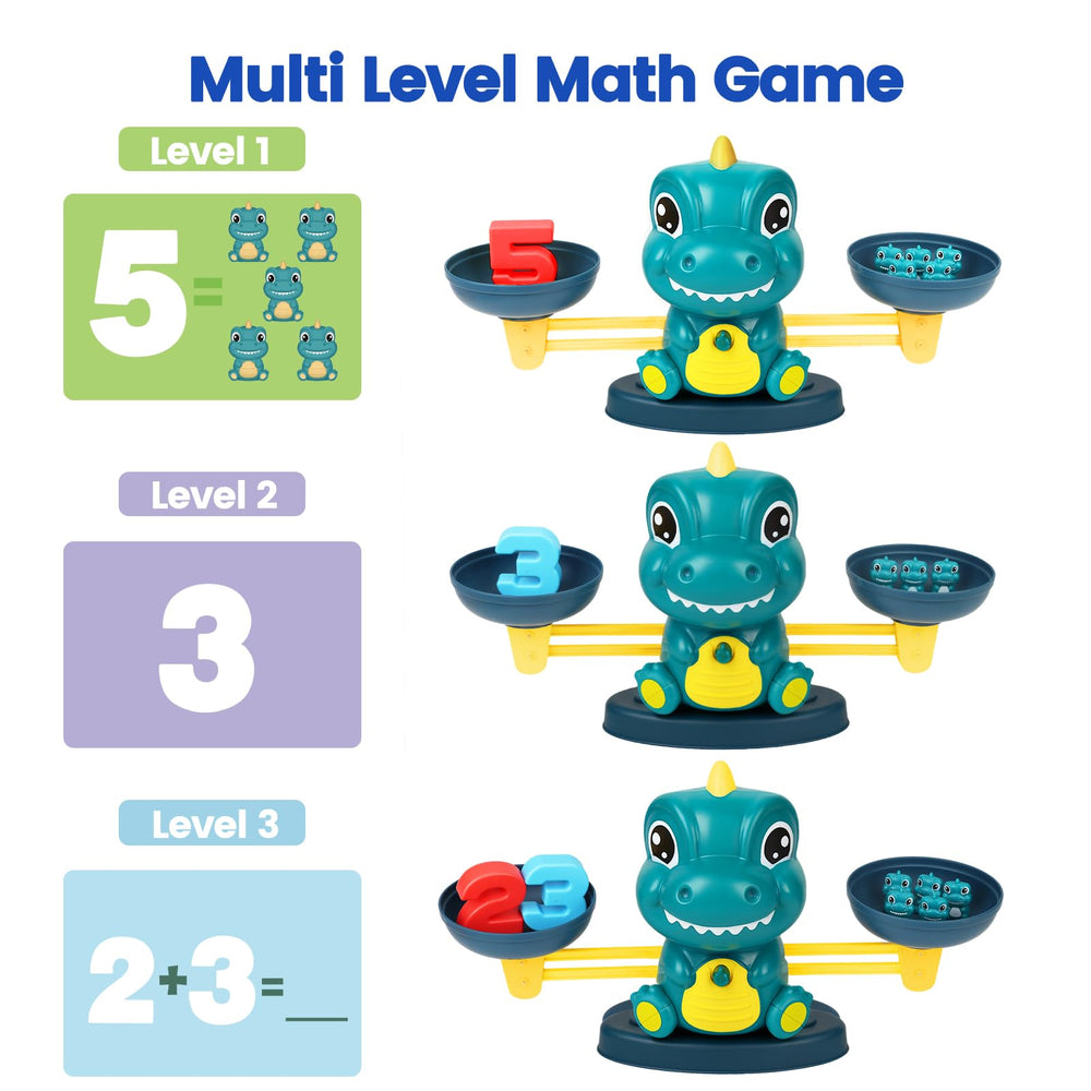 Aitbay dinosaur scale base provides sturdy learning setup
