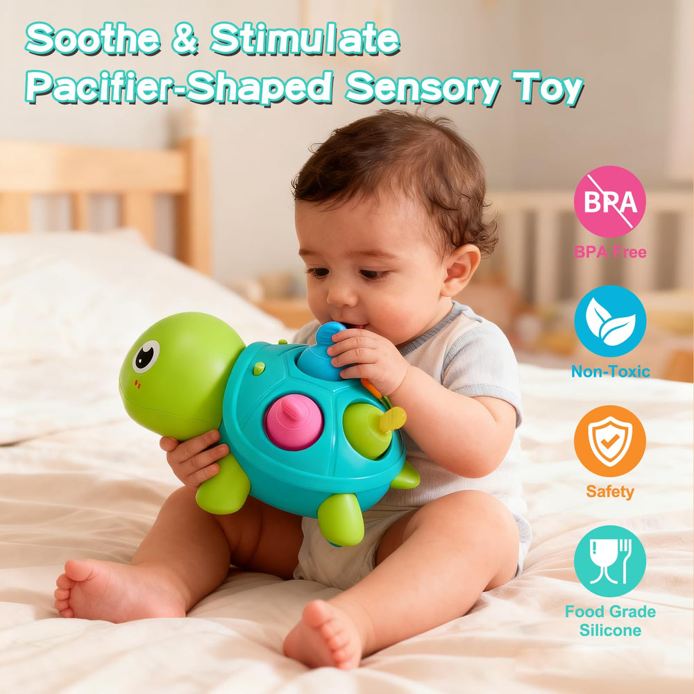 AiTuiTui turtle is BPA-free ABS with smooth edges for safe play and durability.
