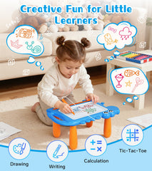 AiTuiTui dinosaur doodle board with carry handle for easy portability