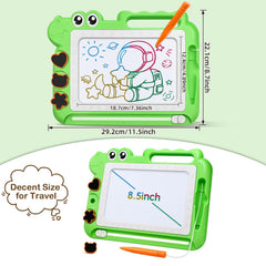 AiTuiTui dinosaur-theme doodle board close-up highlights playful shapes for creative fun.