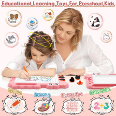 AiTuiTui board with color zones supports color recognition and fine motor skills.