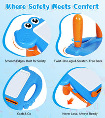 AiTuiTui durable ABS plastic ensures safe, lasting toddler play