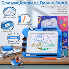 AiTuiTui magnetic drawing board anti-loss pen; mess-free drawing for little artists.