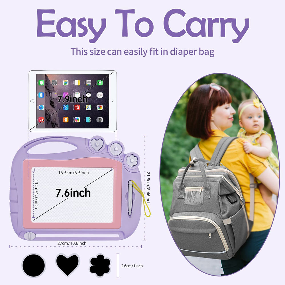 AiTuiTui travel-size drawing board in car or trip setting