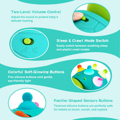 AiTuiTui turtle offers four sleep modes with nature sounds to soothe and relax.