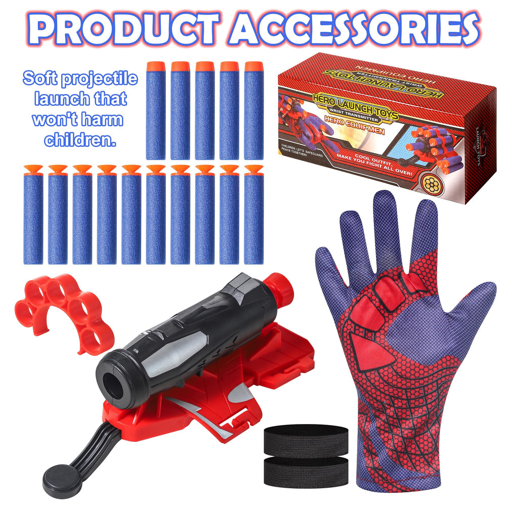 AIUAZA glove and launcher set enabling imaginative storytelling