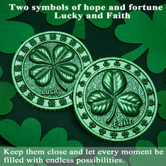 aiviwiai four-leaf clover front design symbolizes good luck