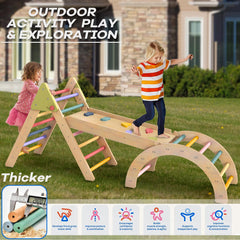 aiwo Pikler triangle solid wood construction for durability