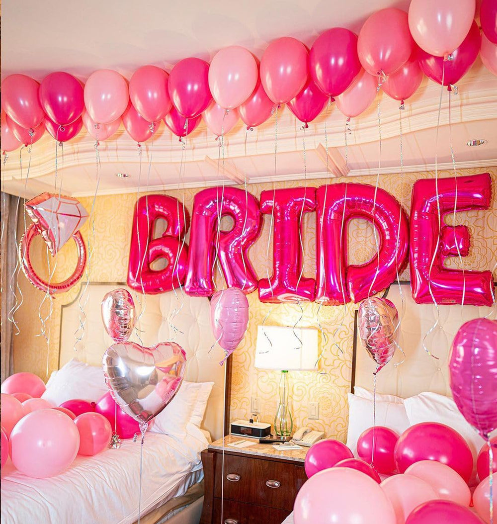 Aiwolf dark magenta pink balloons provide bold color accents