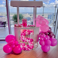 Aiwolf light pink balloons create soft, elegant party ambiance