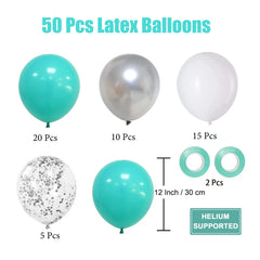 Aiwolf matte white balloons provide a clean backdrop for any celebration