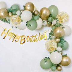 Aiwolf metallic gold balloon close-up with reflective shine for festive glow.