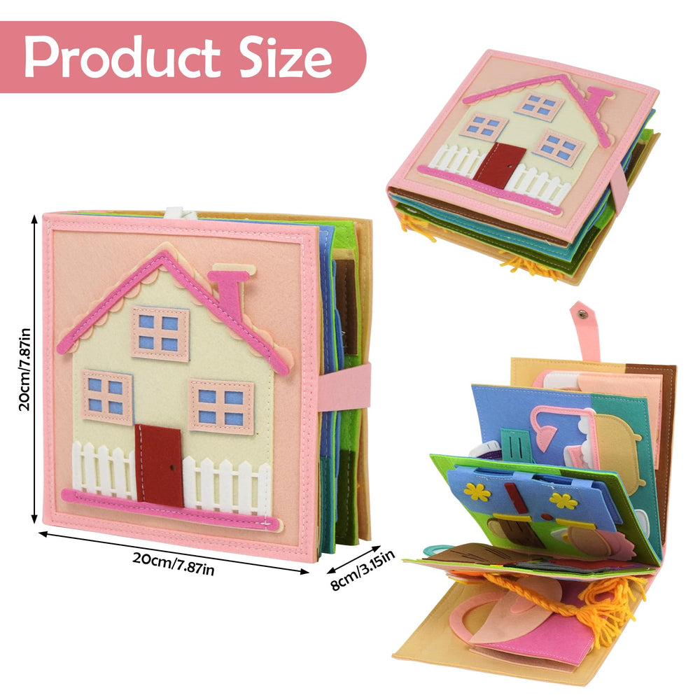 AIXMEET sensory busy board pages, engaging activities that boost fine motor skills.